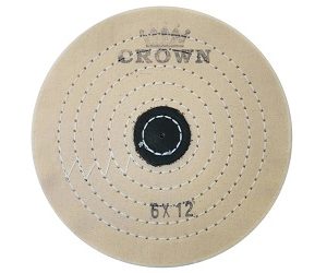 Круг мусліновий CROWN білий d-150мм, 12 шарів (з шкір. п’ятаком)