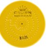 Круг мусліновий CROWN жовтий d - 150 мм, 25 шарів