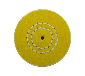 Круг мусліновий CROWN жовтий d-60мм, 50 шарів