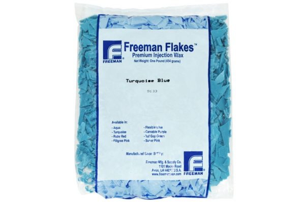 Віск FREEMAN бірюзовий “Turquoise Blue” (лусочки, 454 г)