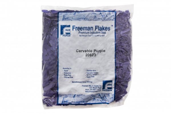 Воск FREEMAN фиолетовый “Carvable Purple” (чешуйки, 450 г)