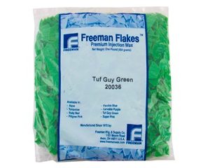 Віск FREEMAN зелений “Tuffy Green” (лусочки, 454 г)