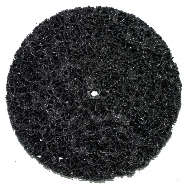 Коло зачистний корал без основи м’який чорний d-100 мм