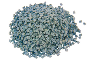 Наполнитель керамический голубой грубый OTEC DZS-4х4 (пирамидa) (1 кг)