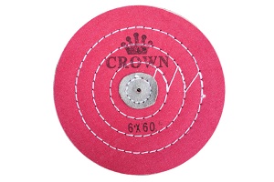 Круг муслиновый CROWN розовый d-150 мм, 60 слоев