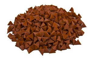 Наполнитель пластик оранжевый для тонкой шлифовки OTEC РG10 (пирамида 10х10) (1 кг)