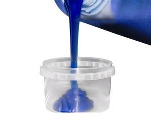 Резина жидкая силиконовая NOVAGUM синяя (часть А, 1 кг)